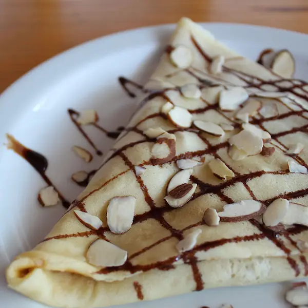 Crepa Almendra y Dulce de leche