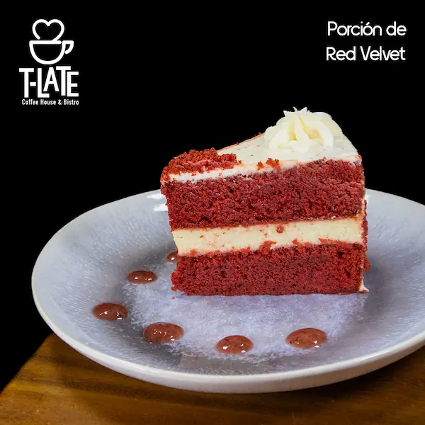 Porción Pastel Red Velvet