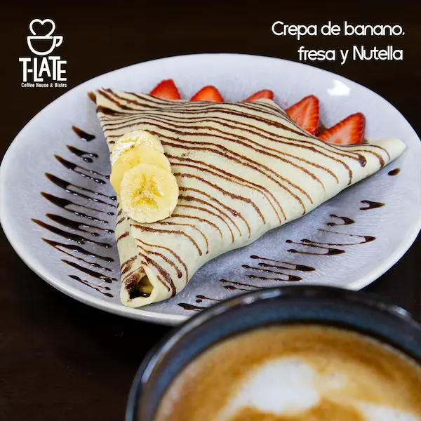 Crepa de Banano fresa y nutella